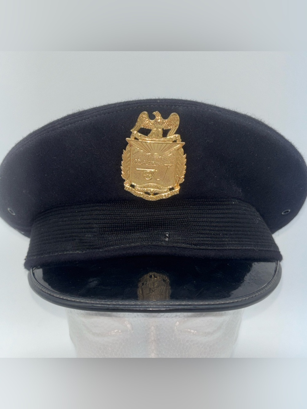 Vintage Norwich University ROTC Cavalry Unit Cadet Training Corps Blue Hat Cap